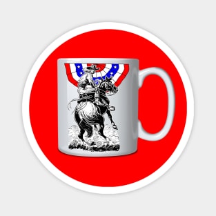 Patriot cowboy in mug Magnet